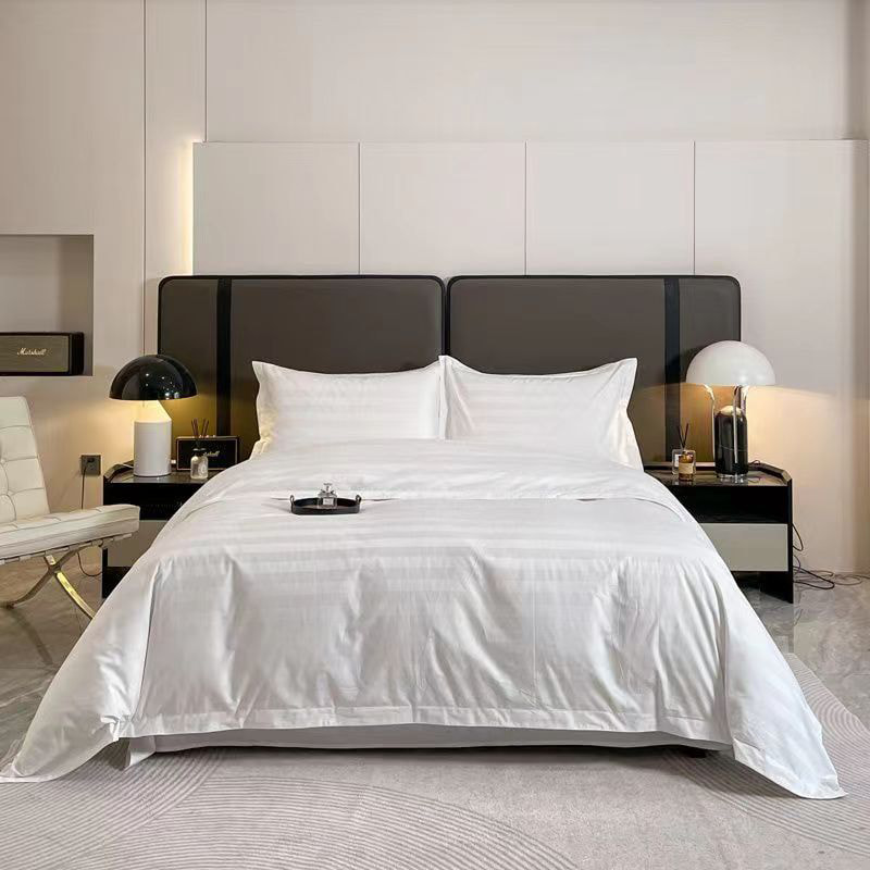 Hotel Linen Stripes Poly-Cotton Bed Sett